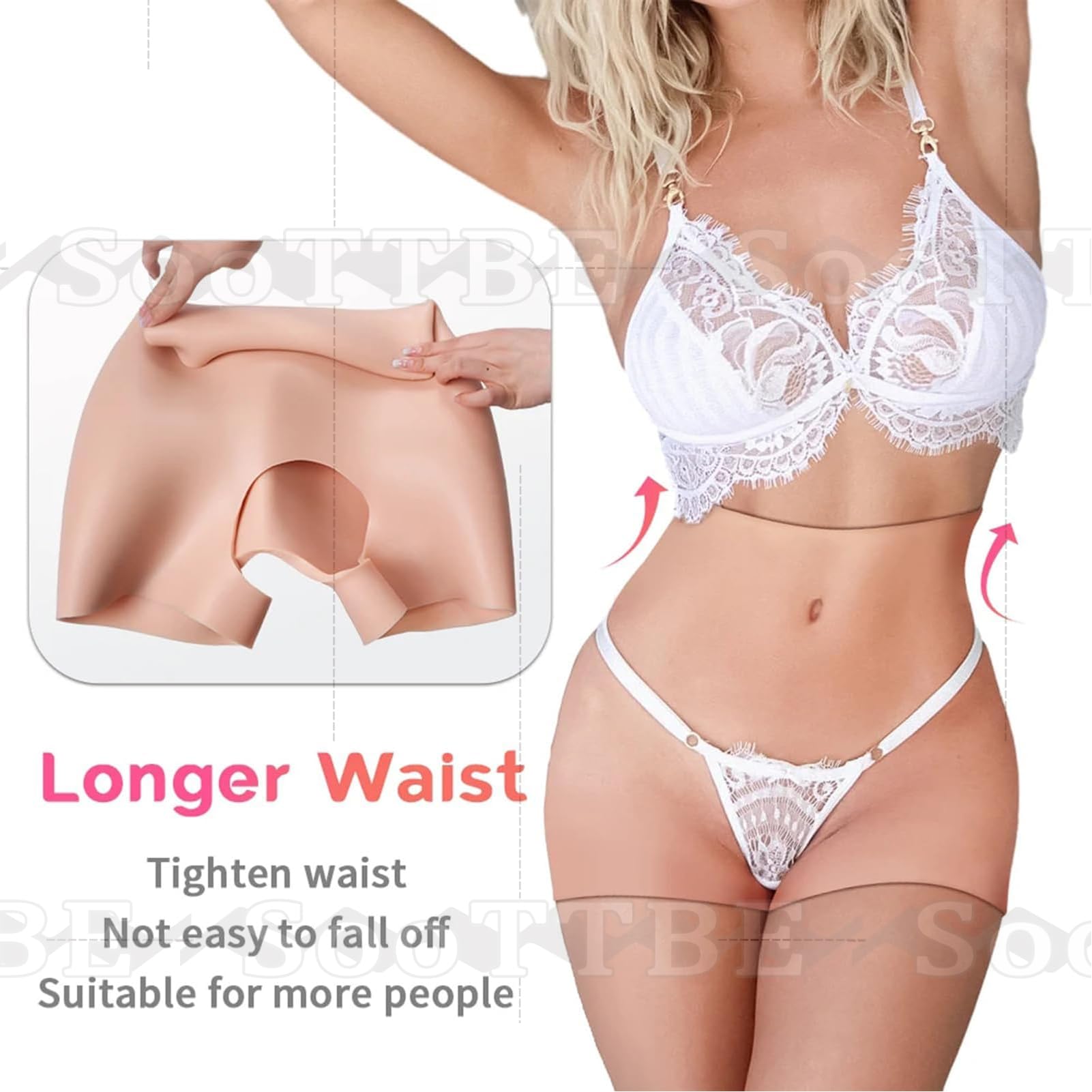 Silicone Butt Shaper Mutandine Hip Lift Enhancer Mutandine A Vita Alta Culo Finto Push Up Biancheria Intima Morbida per Le Donne Drag Queen
