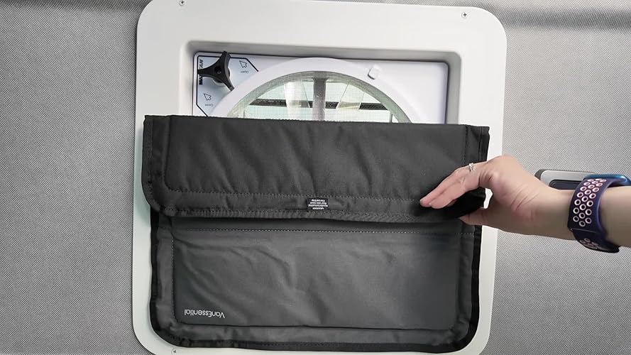 Magnetische Dachlüftungsabdeckung Für Wohnmobile - 41x41cm Grau