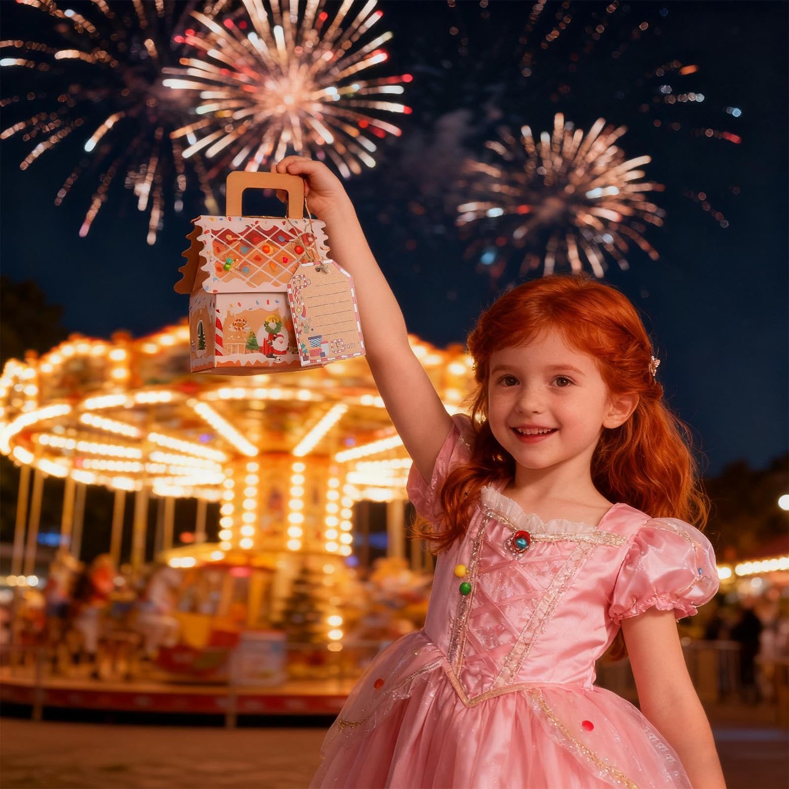 Piccole Scatole Per Natale 50 Pezzi Contenitore Per Dolci A Forma Di Casa