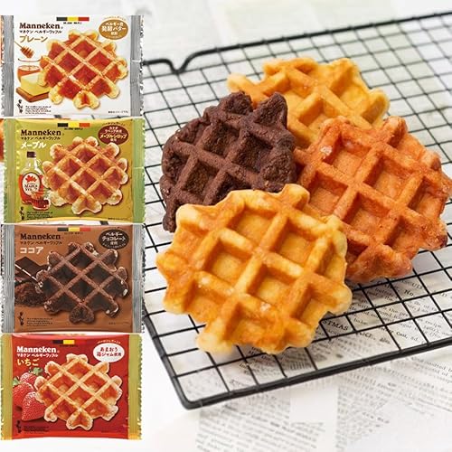 マネケン ベルギーワッフル ワッフル メープル プレーン いちご ココア 詰め合わせ スイーツのサムネイル