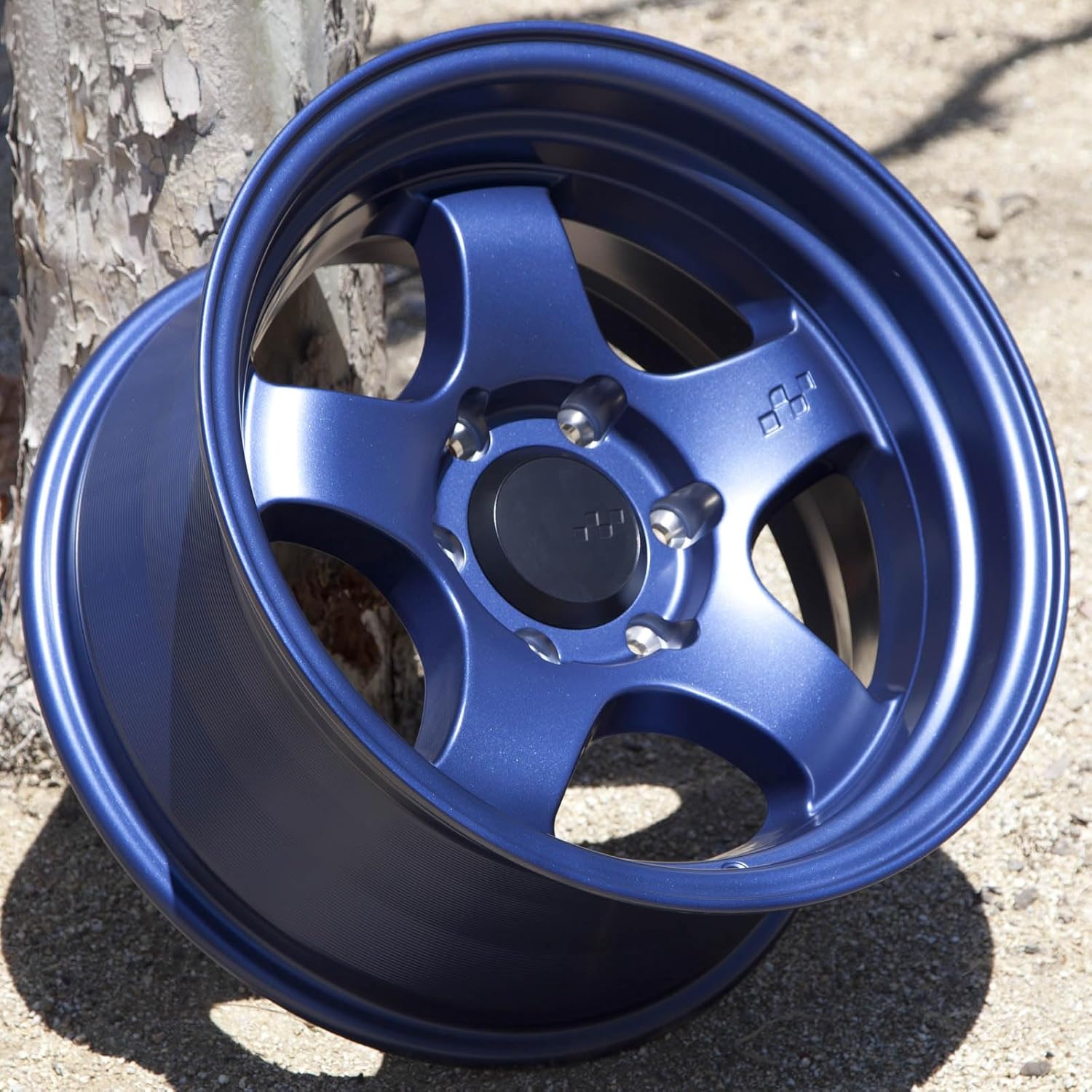 Hayford 17 Inch Wheels Flat Blue 6x139.7 17x8.5, et-10mm Offset, 106.1mm CB, Meister S1HC Style Rims Compatible with Toyota 4Runner, Tacoma, FJ Cruiser Lexus GX460 GX470