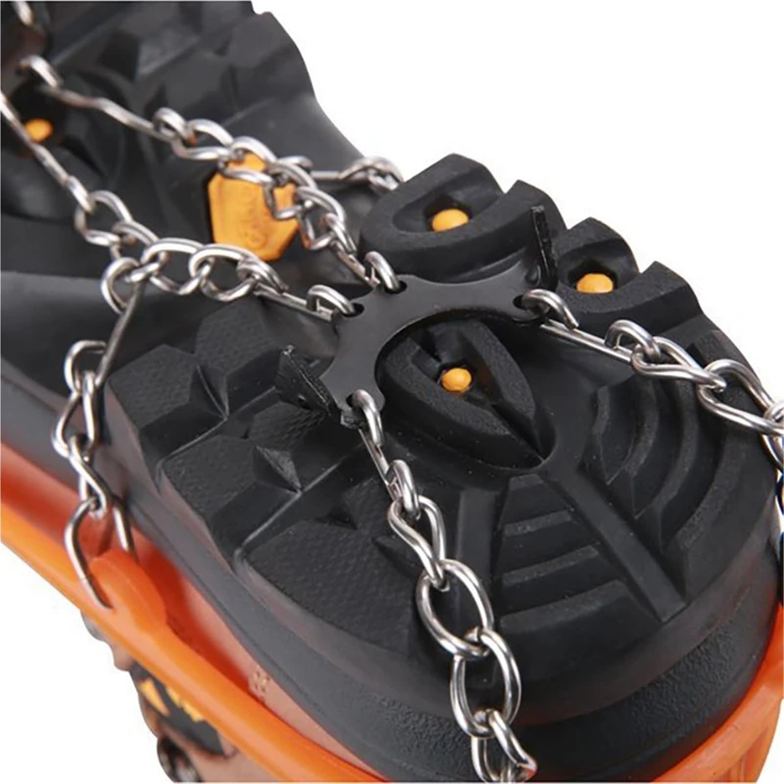 Ice Traction Cleats Anti Slip Safe Protect For Walking Jogging Climbing Hiking On Snow Unisex Microspikes