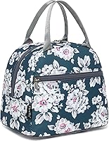 Vista 23 de Bolsa de almuerzo aislada FlowFly - Bolsa de asas organizadora para mujeres/hombres, Alpaca