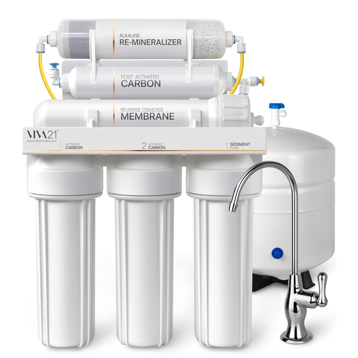 5-Stage Reverse Osmosis System – Premium Under Sink Water Filtration System, Lifetime Limited Parts Support