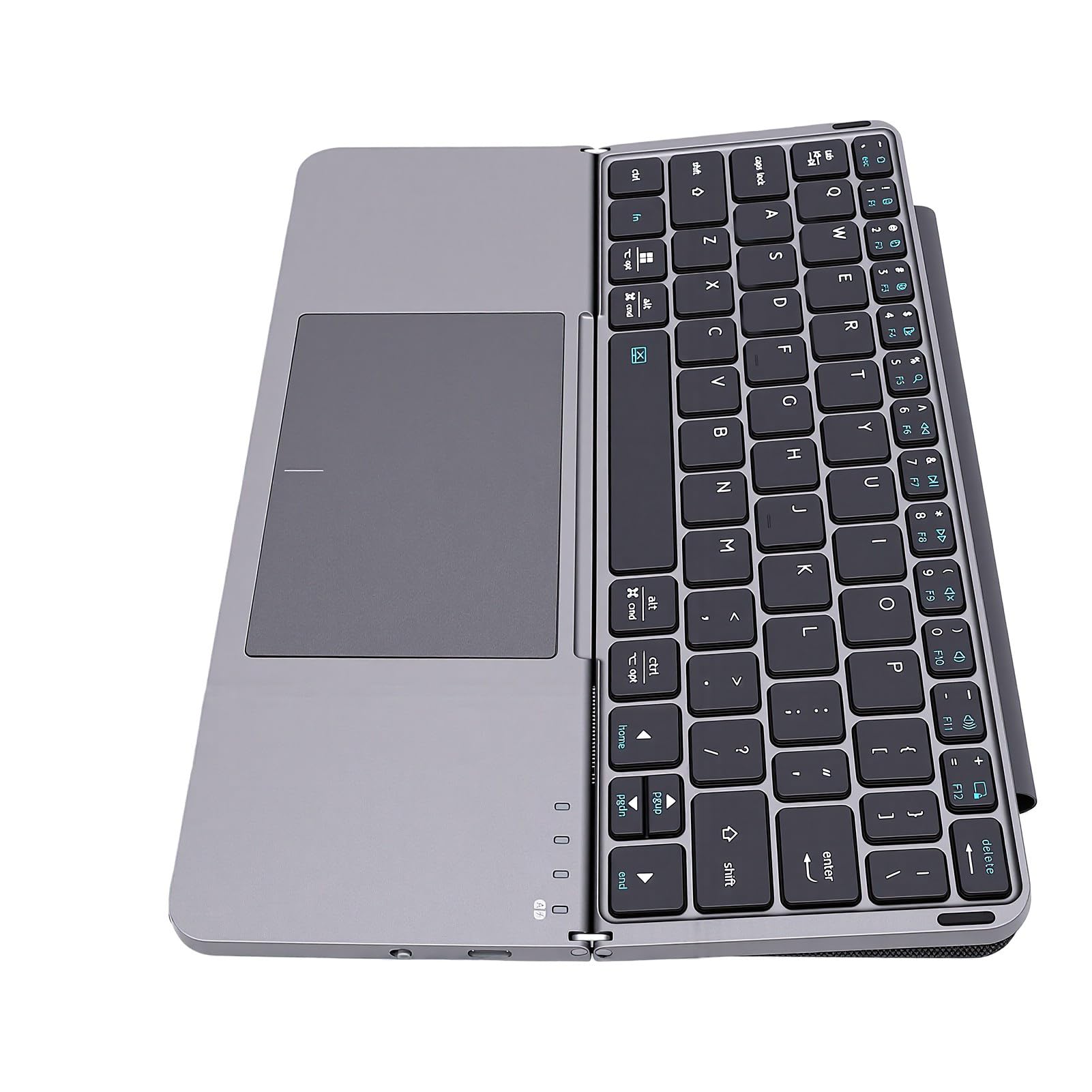 AMONIDA Teclado Plegable Inalámbrico con Touchpad, Diseño Ultra Delgado