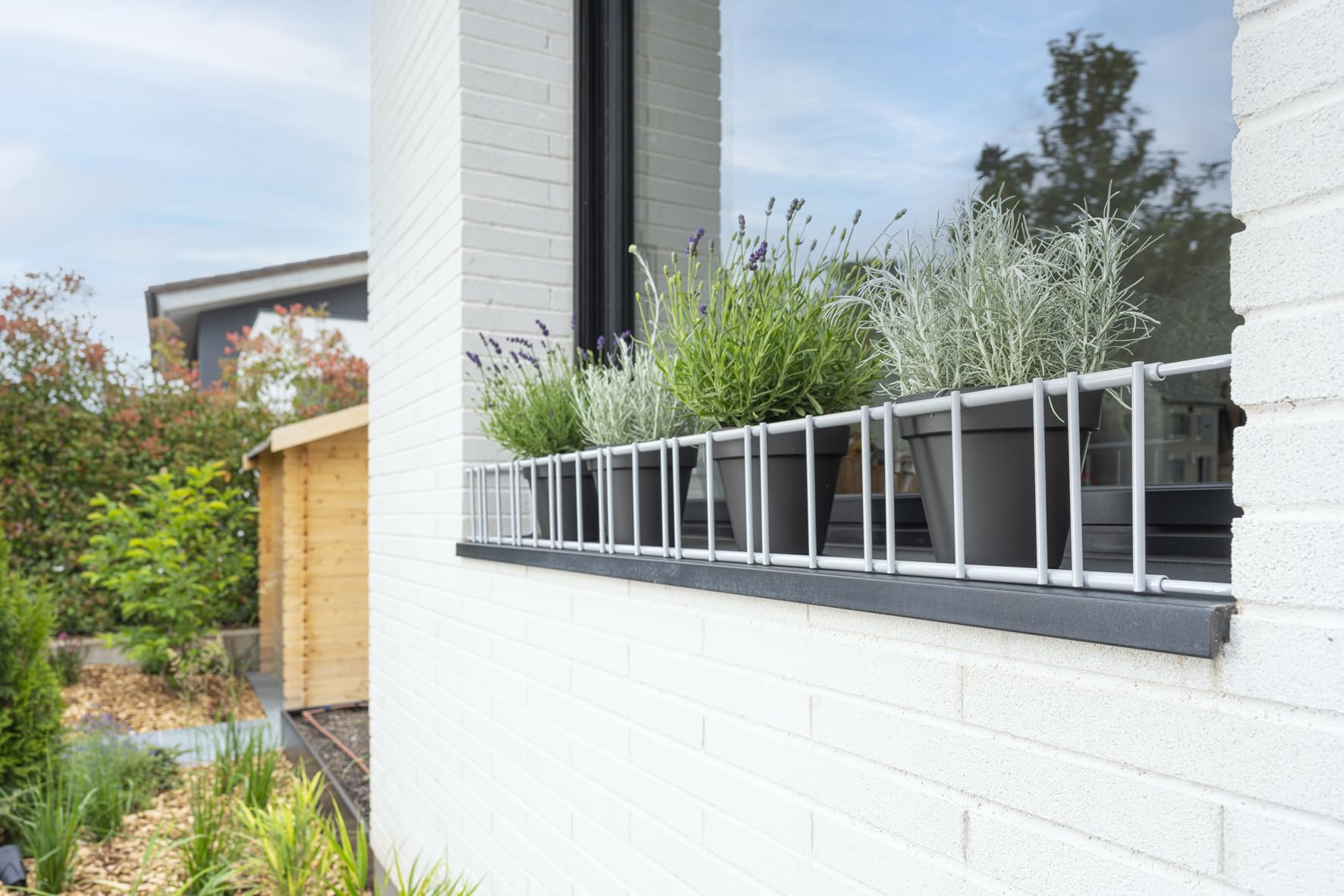 Sauvic 03510 - Soporte Ventana Extensible, 150-200 cm (Paquete de 6)