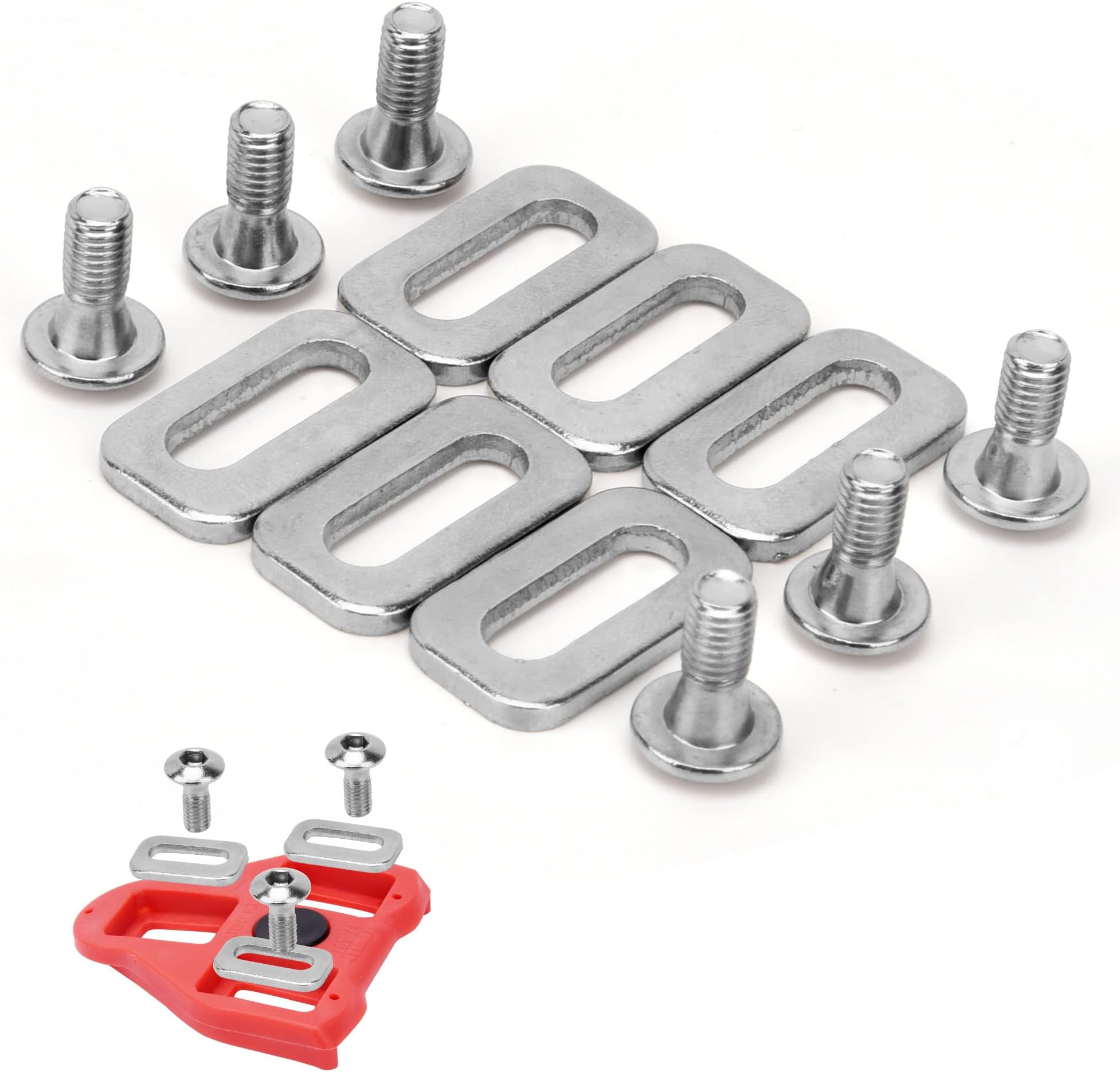 Delta Cleat Screws, SPD Clip Screws, Replacement Screws Compatible with Delta Bike Cleats, SPD Clip Wrench, Indoor Cycling & Road Bike Delta Cleat Screws with Wrench(6pcs)