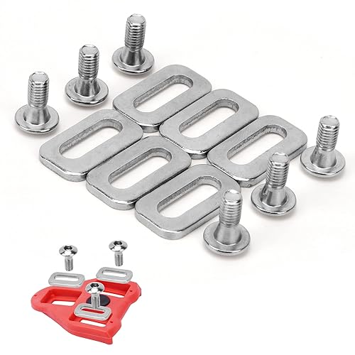Delta - Tornillos para tacos SPD, tornillos de repuesto compatibles con tacos de bicicleta Delta, llave de clip SPD, tornillos de tacos Delta para