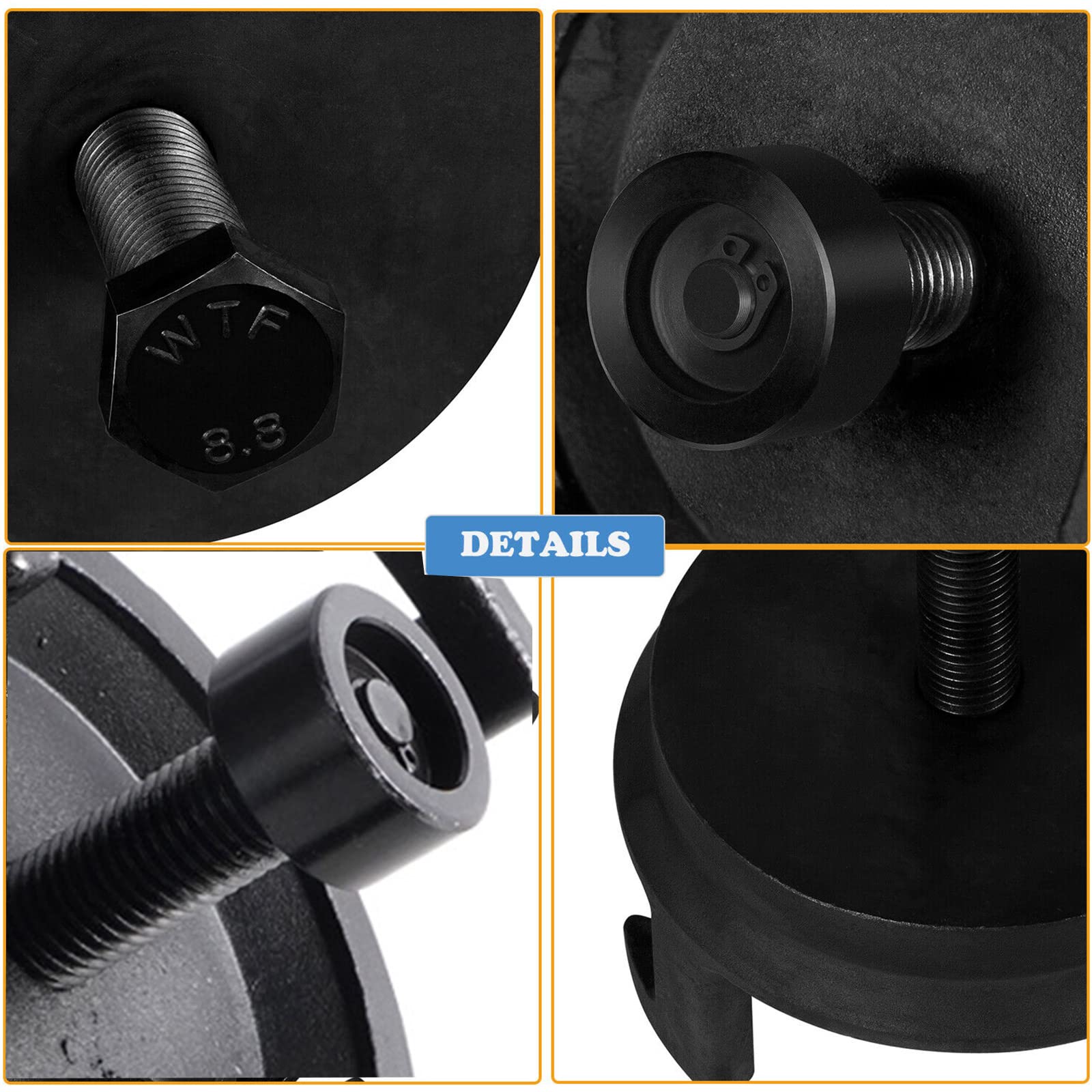 Harmonic Puller 25264 Pulley Puller Auto Ricambio Motore Rimuovere Rapidamente Armonico Leggero Strumento di Bilanciamento Del Motore Ammortizzatore Albero Motore Puleggia Strumento di