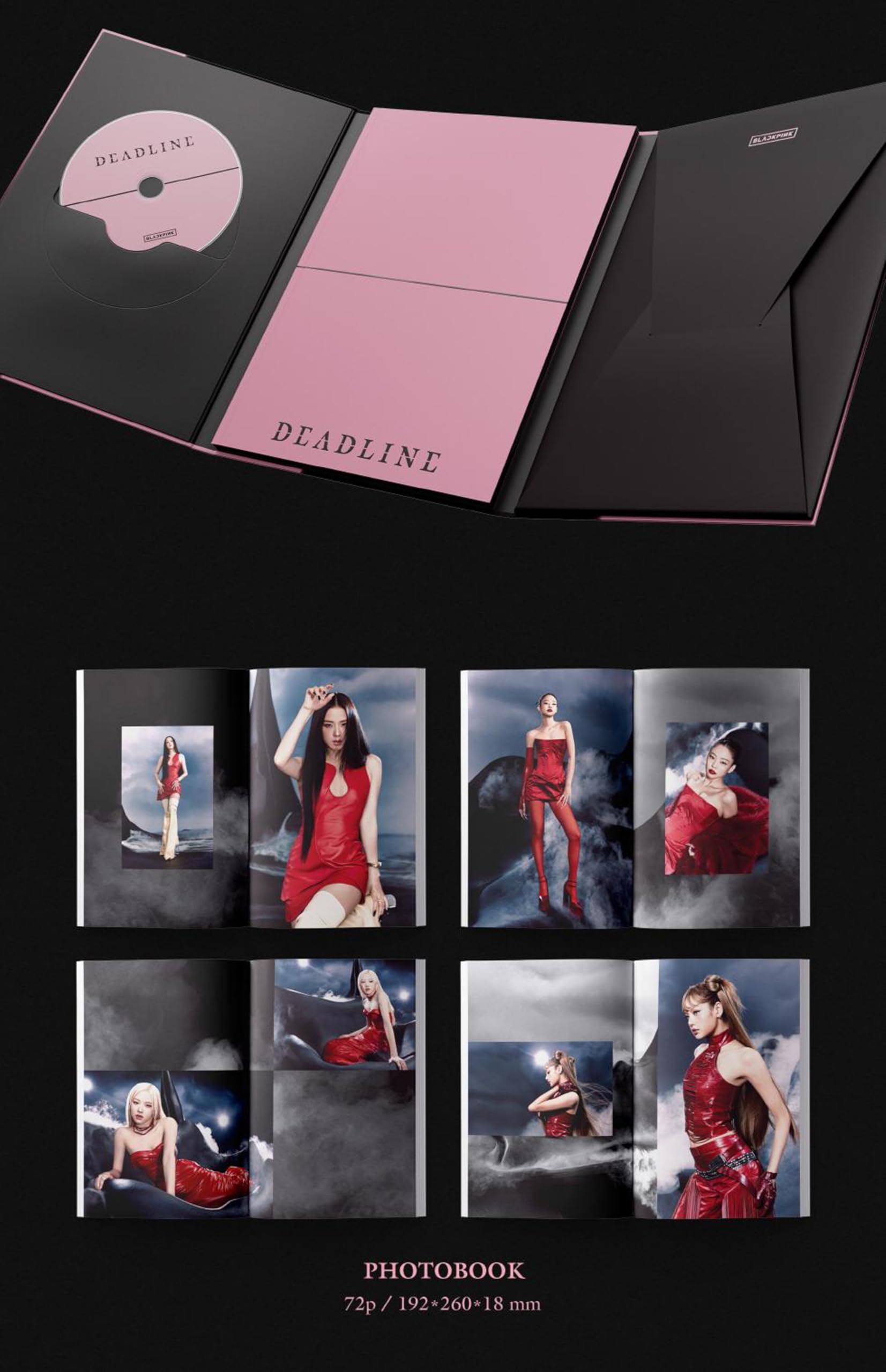 Amazon.com: BLACKPINK DEADLINE Album – Official Photobook Version