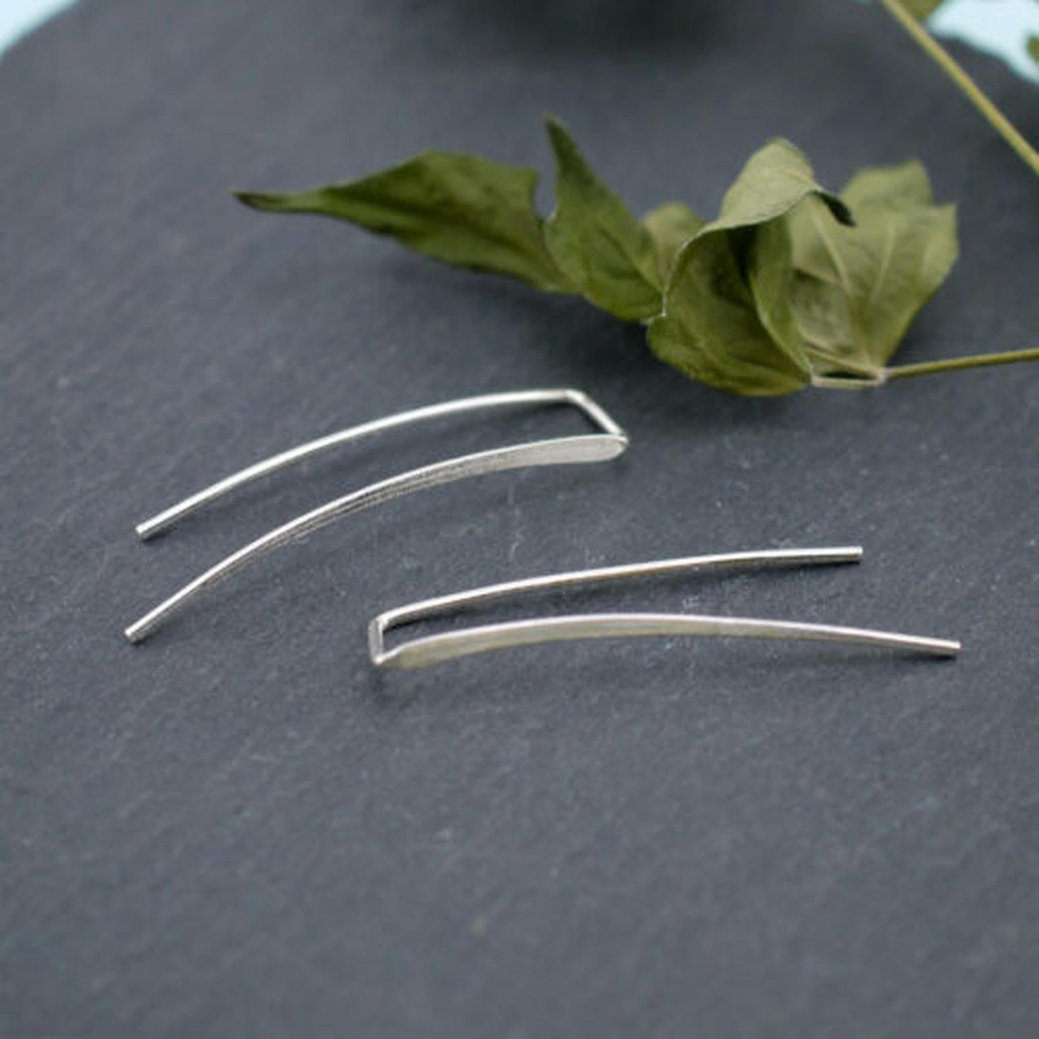 Boucles d'oreilles grimpantes argent 925 femme boucles d'oreilles