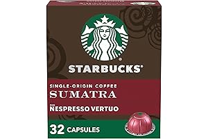 Nespresso Vertuo Single-Origin Sumatra Dark Roast Coffee Pods