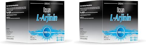 Orzax Ocean L-Arjinin 1000 Mg 60 Saşe (2 paketi)