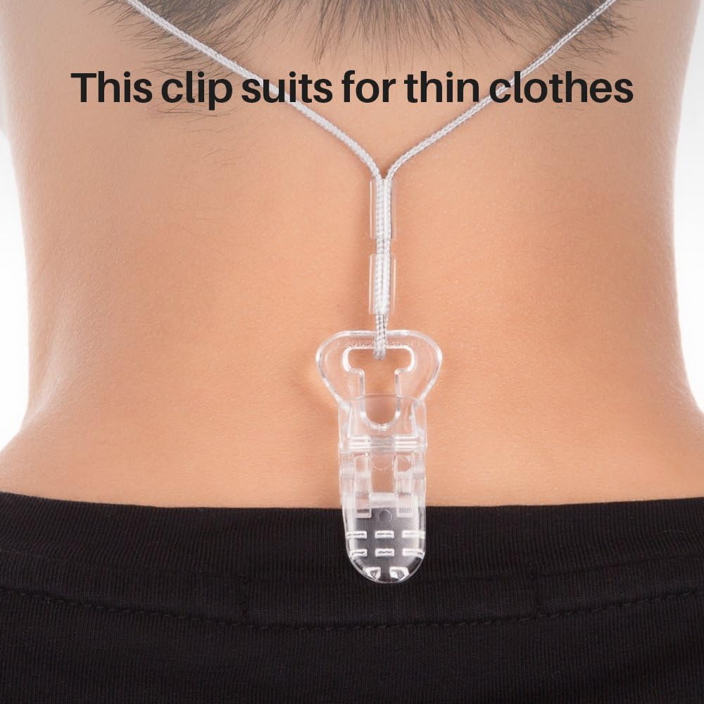 Hearing Aids Clip For Adults - New Designed Portable Hang Rope Anti-lost Rope Fixation Cord Protection Rope For Seniors : Health & Household