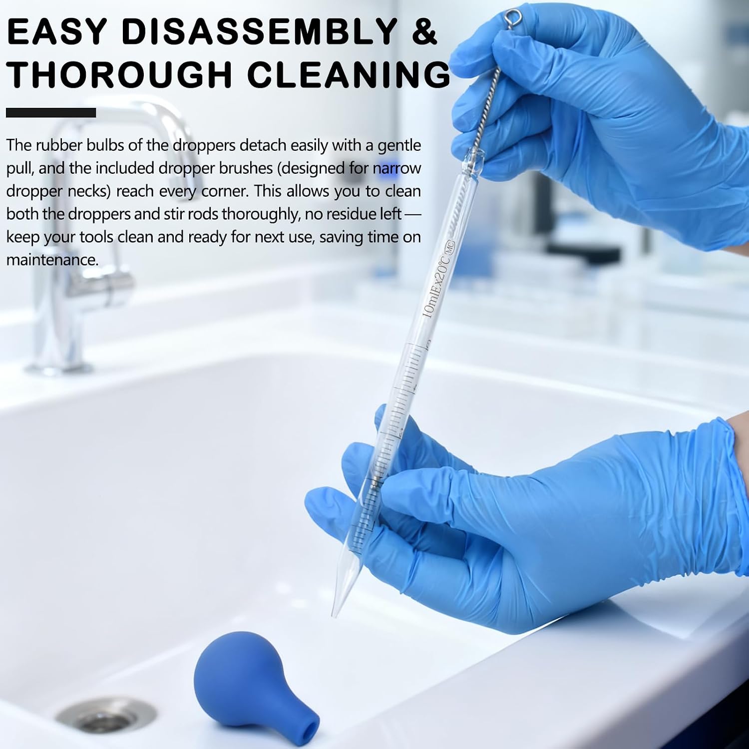 Artcome 17PC Glass Dropper Set - Pipettes Graduated Lab Dropper (1ml 3ml 5ml 10ml), Glass Stir Rods - Borosilicate Glass, Clear Scales for Essential Oils, Science Experiments, Liquid Transfer | Glass Stir Rods - Borosilicate Glass, Clear Scales for Essential Oils, Science Experiments, Liquid Transfer