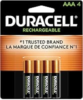 Vista 15 de Duracell Baterías AAA recargables, 2 unidades (paquete de 1), batería triple A para una potencia duradera, batería precargada multiusos