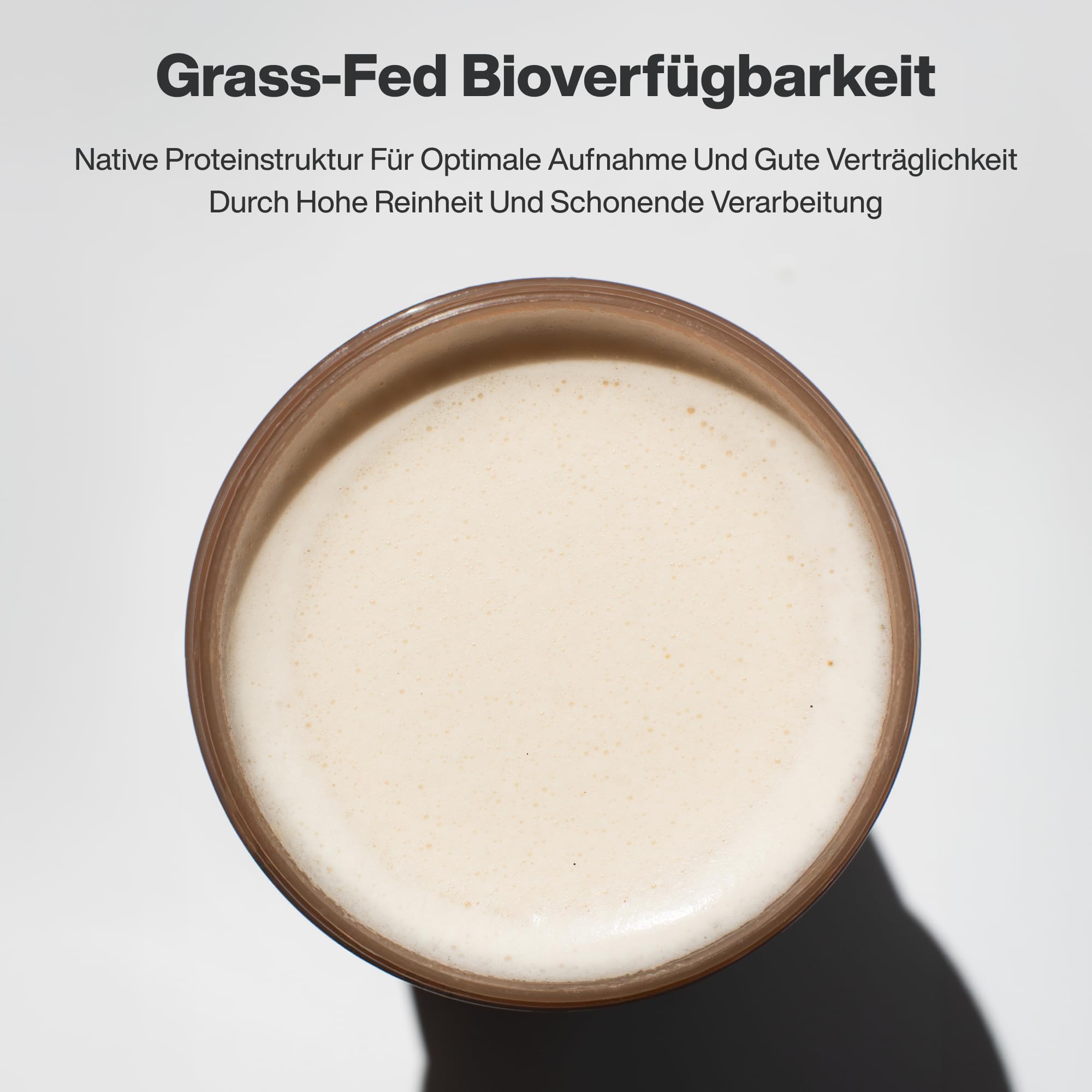 Vilgain Grass-Fed Whey Protein (1000g) Vanille, Eiweißpulver Konzentrat aus Weidemilch, Gesüßt mit Stevia, Ohne Zuckerzusatz, Ultrafiltriertes Protein Pulver für Shakes, 1 kg