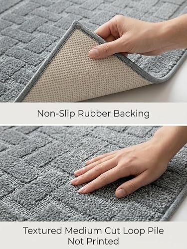 Miniatura 3 de Alfombra Pasillo Antideslizante Lavable con Respaldo de Goma, Alfombrilla de Suelo Personalizada para Cocina, Pasillo, Escaleras, Dormitorio, Baño