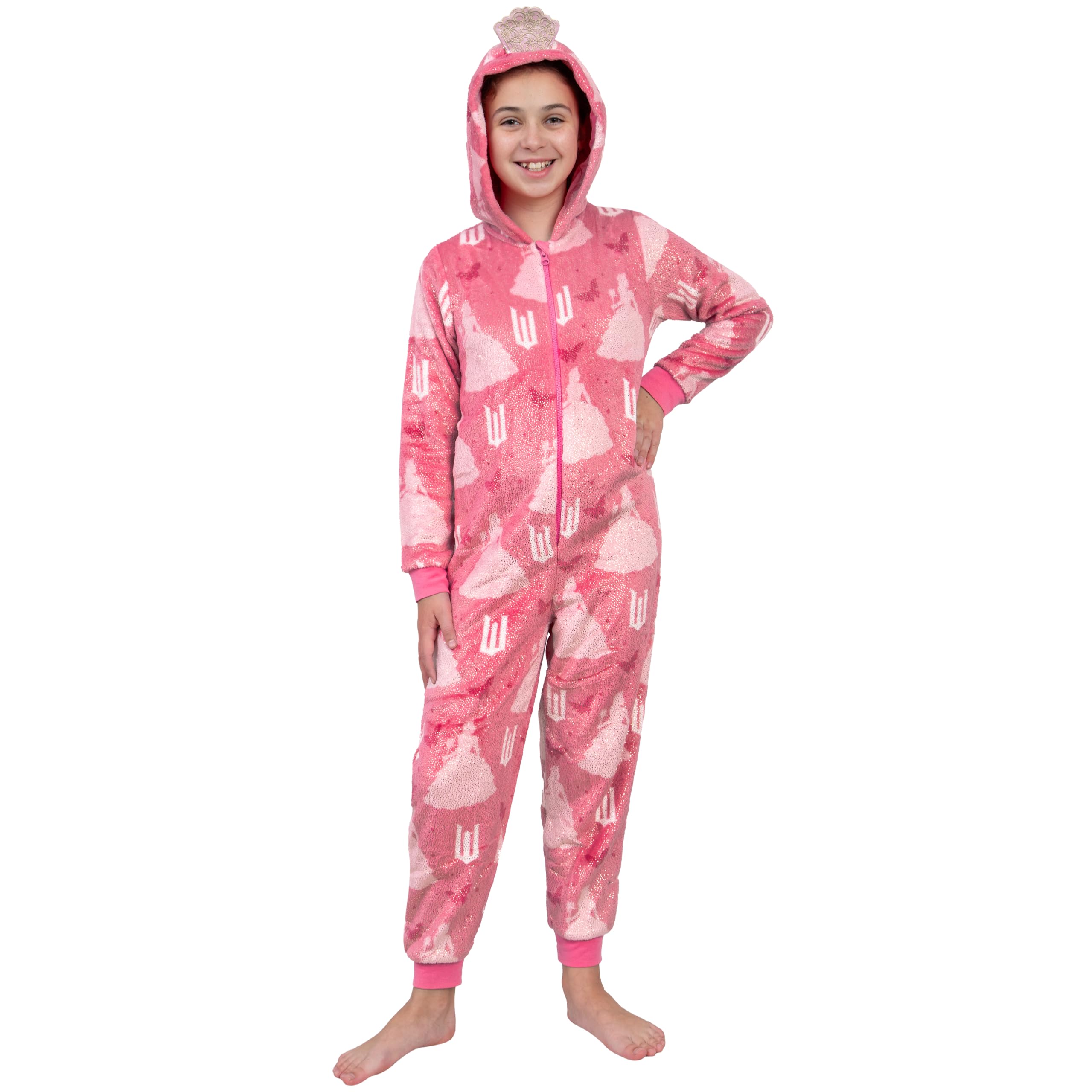 Wicked Pijama Niña, Pijama Mono De Glinda, Pijamas Niños De Glinda Pelicula, Pijamas Polares para Niñas