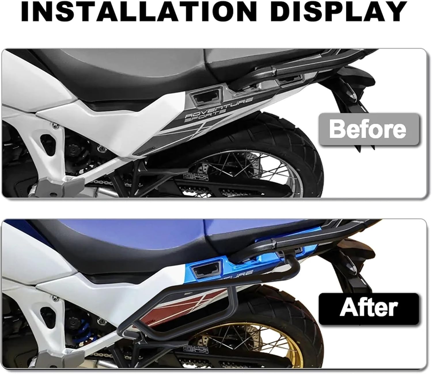 Replacement Motorcycle Side Crash Bars Panel Guard Bumper For Honda CRF 1100L Africa Twin 2024-2025 Fairing Frame Protector Cover