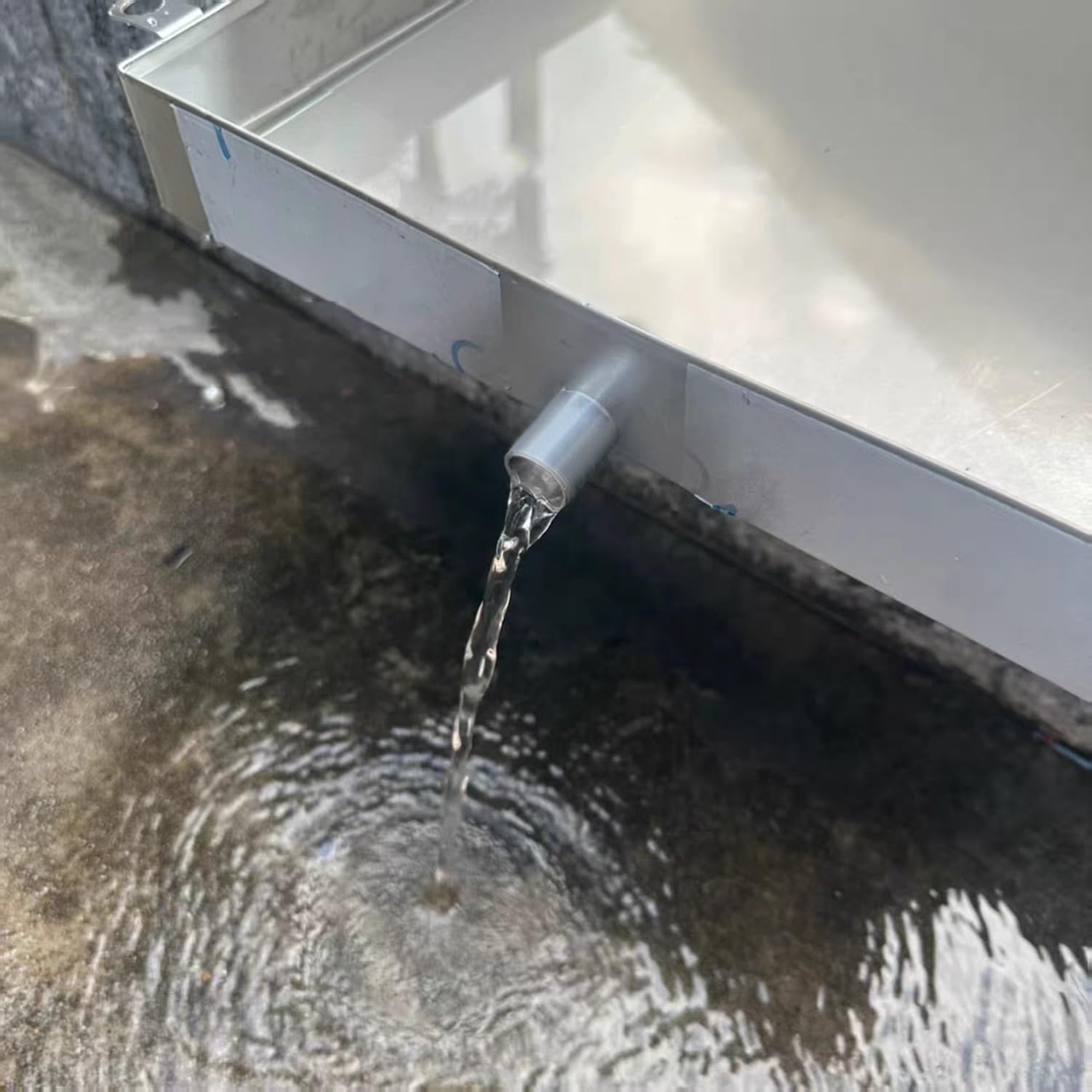 Bandeja de Goteo para Aire Acondicionado portátil con desagüe, Bandeja de recolección de Agua de Acero Inoxidable a Prueba de Fugas y Manguera para una gestión eficiente del condensado.