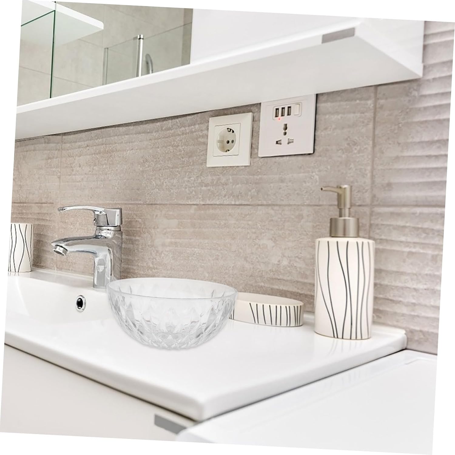 Plastic Face Cleansing Wash Basin for Salon Hand Wash Use