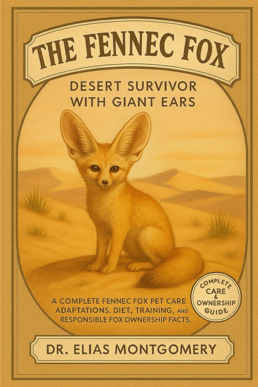 The Fennec Fox – Desert Survivor with Giant Ears: A Complete Fennec Fox Pet Care Guide – Adaptations, Diet, Training, Enrichment, and Responsible Fox Ownership Facts