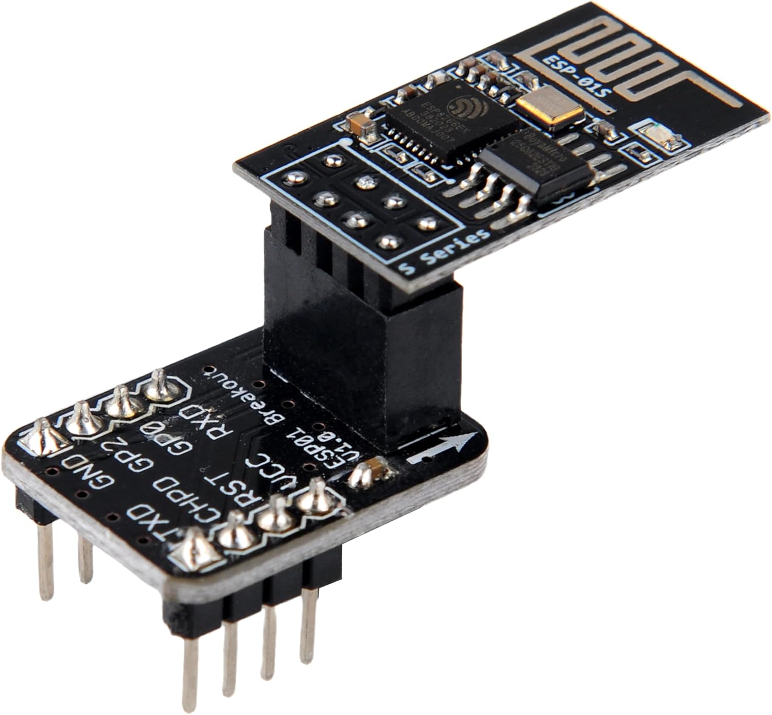 DIYmall ESP8266 ESP-01S WiFi Serial Transceiver Module with ESP-01 ...