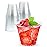 9 oz Clear Plastic Cups, 50 Pack 9oz Plastic Cocktail Party Cups, Disposable Wine Glasses Small Drinking Cups for Wedding, Punch Cup, Reusable Food Safe