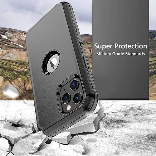 Miniatura 5 de TASHHAR Funda para iPhone 12 Pro Max, resistente y a prueba de golpes, funda protectora con clip para cinturón para Apple iPhone 12 6.7 5G 2020