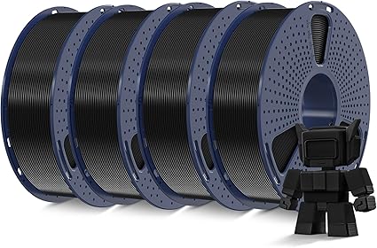 4 Bobines de Filament PLA haute vitesse Sunlu - noir - 4kg