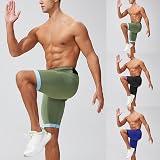 Shapewear - Body short pour homme - Scrunch Butt - Legging taille haute - Push Up Boom Booty - Pantalon de fitness avec contrôle du ventre - Séchage rapide - Élastique avec poches - Pantalon de - 2