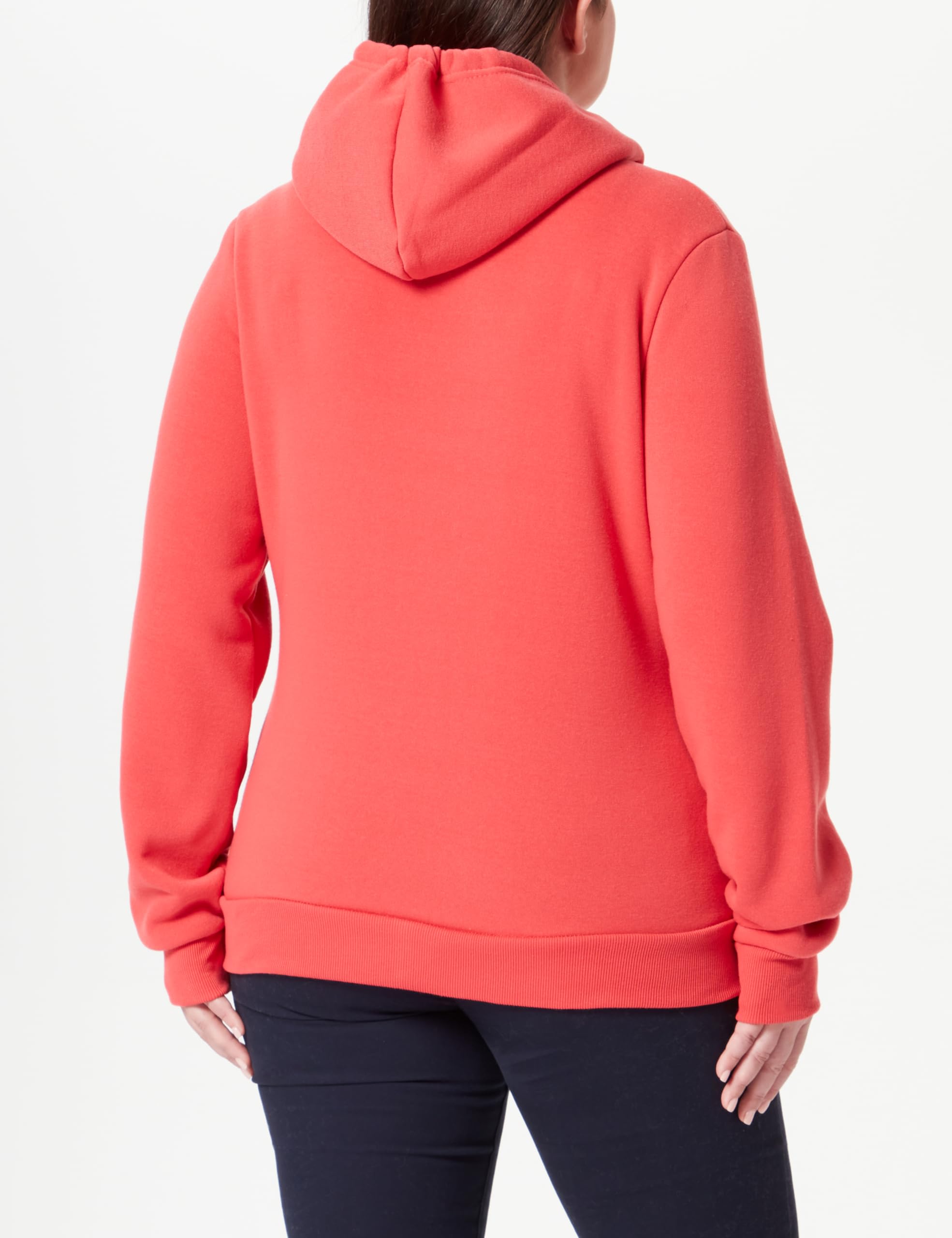 Nally Damska stylowa bluza z kapturem z zamkiem błyskawicznym, poliester, letnia czerwień, rozmiar XXL, czerwony (Summer Red), XXL