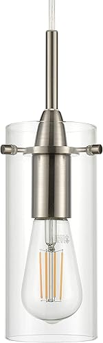 Miniatura 7 de Linea di Liara Effimero - Lámpara colgante de 5 luces para escaleras, araña grande de níquel cepillado, lámpara de araña moderna, lámpara de