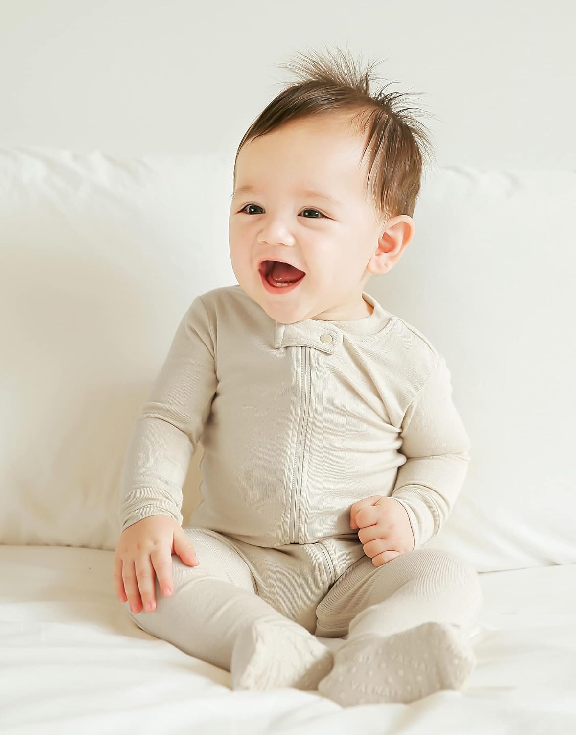 VAENAIT BABY Infant Toddler Boys Girls Footed One-Piece Sleep and Play Premium Modal Pajamas 1-2 Pieces - Image 3