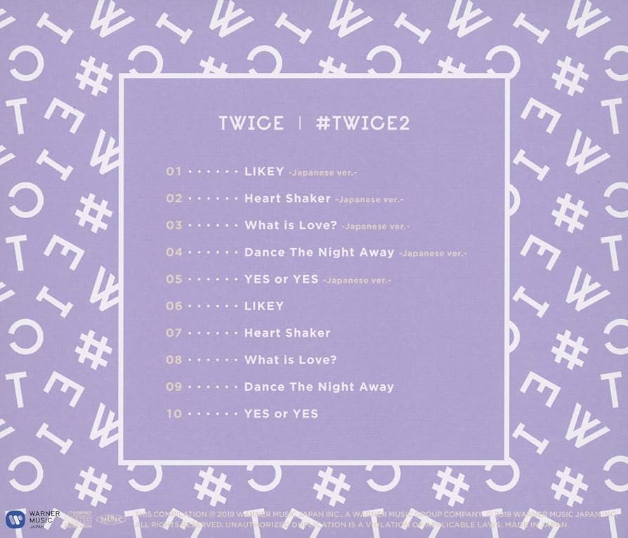 TWICE BDZ & #TWICE2 アルバムセット TWICE BDZ & #TWICE2 アルバムセット TWICE BDZ & #TWICE2