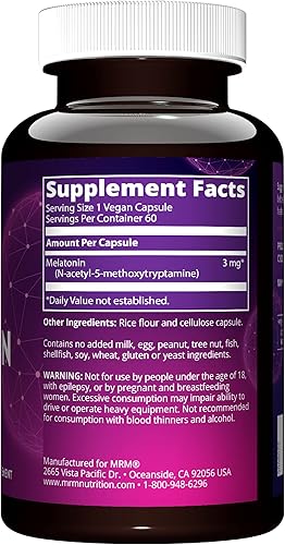 Miniatura 2 de MRM Melatonina 3 mg, 0.10 libras