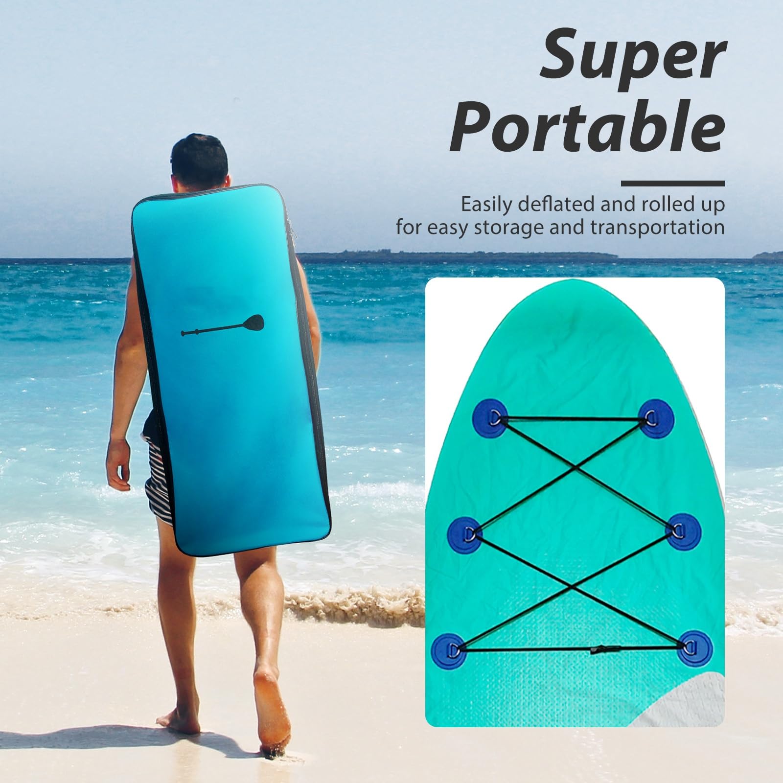 Padel Surf Hinchable FBSPORT Tabla De Remo Inflable De Alta Calidad De 11 Pies Con Bomba Eléctrica, Tabla De Yoga Con Accesorios De SUP Y Bolsa De Transporte | Amplia Posición, Control