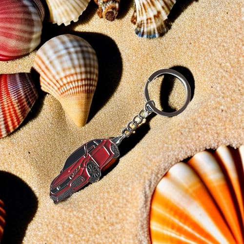 Miniatura 2 de HUIANTS Llavero de coche para Honda Civic Accesorios MetalEsmalte Llavero Anillo Modelo 3D Pickup Truck (negro)