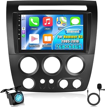 Android Car Radio for Hummer H3 2005-2010 Wireless Carplay and Android Auto
