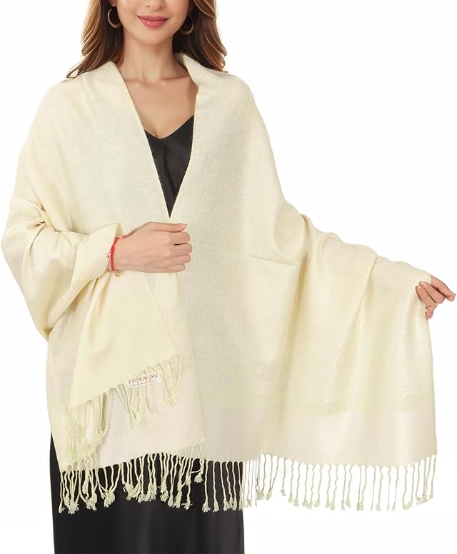 Chales y envolturas de pashmina para mujer, bufanda suave y sedosa, vestido de noche, bufandas de boda, chal para mujer, Reino Unido