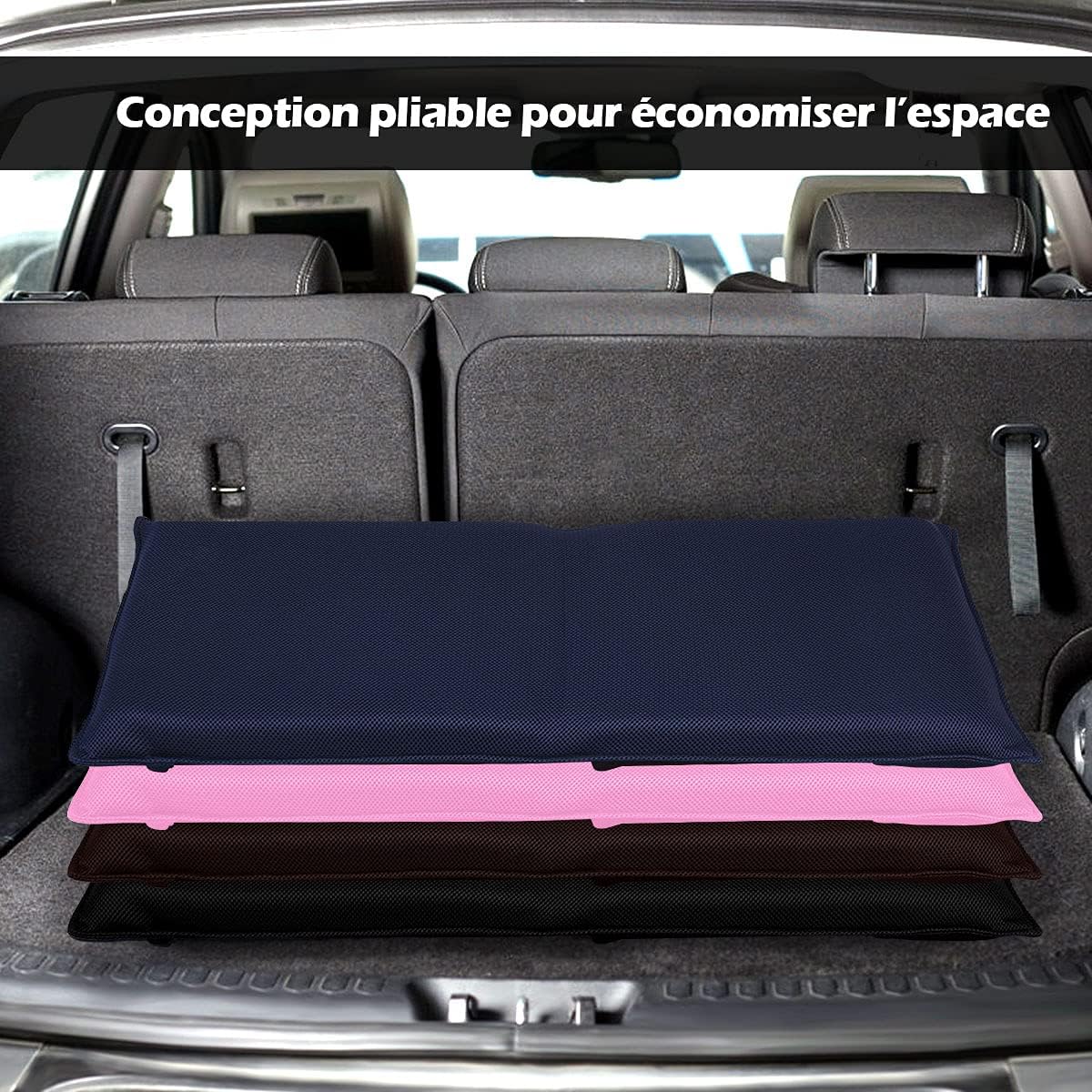 GOPLUS Chaise de Sol Pliante avec 6 Positions Réglables, Fauteuil Convertible Paresseux Inclinable Rembourré d’Éponge, Chaise de Plancher pour Maison, Bureau,97x47x8CM (Marron)