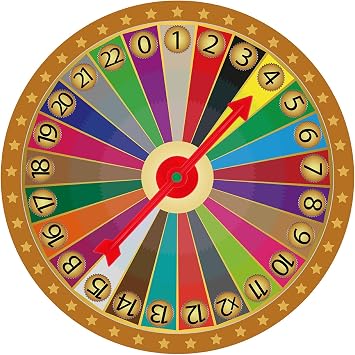 CHENGU 25 Pieces Game Spinner Arrow 4 Inch Plastic Spinners for Back to School Classroom Board Christmas Eve Game Party Home Using