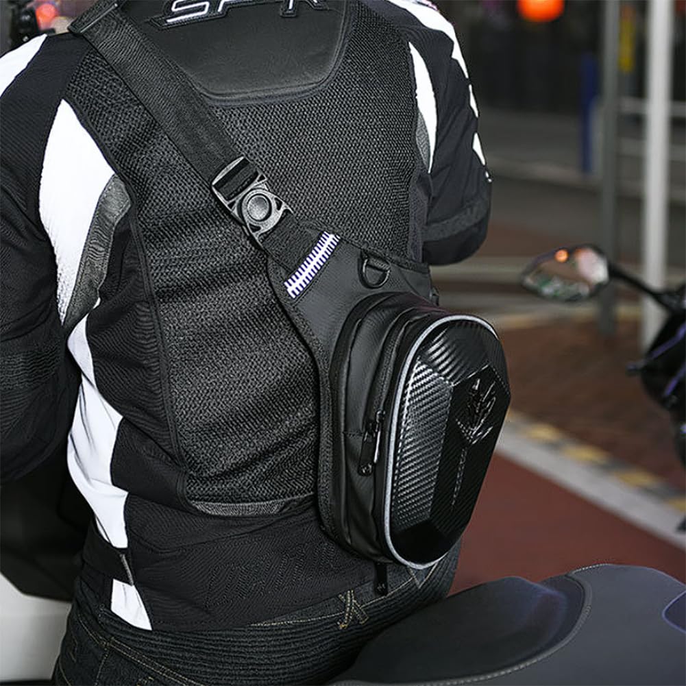 Marsupi Sportivi e Cosciale per Uomo e Donna, Marsupio da Gamba per Sport, Ciclismo, Moto e Lavoro