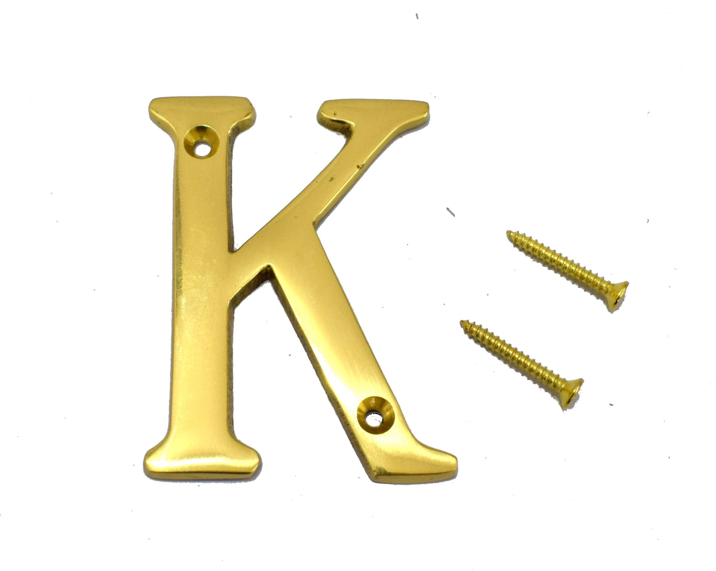 3" House Door Alphabets Brass Yellow (Alphabet L) — Amazon image 13