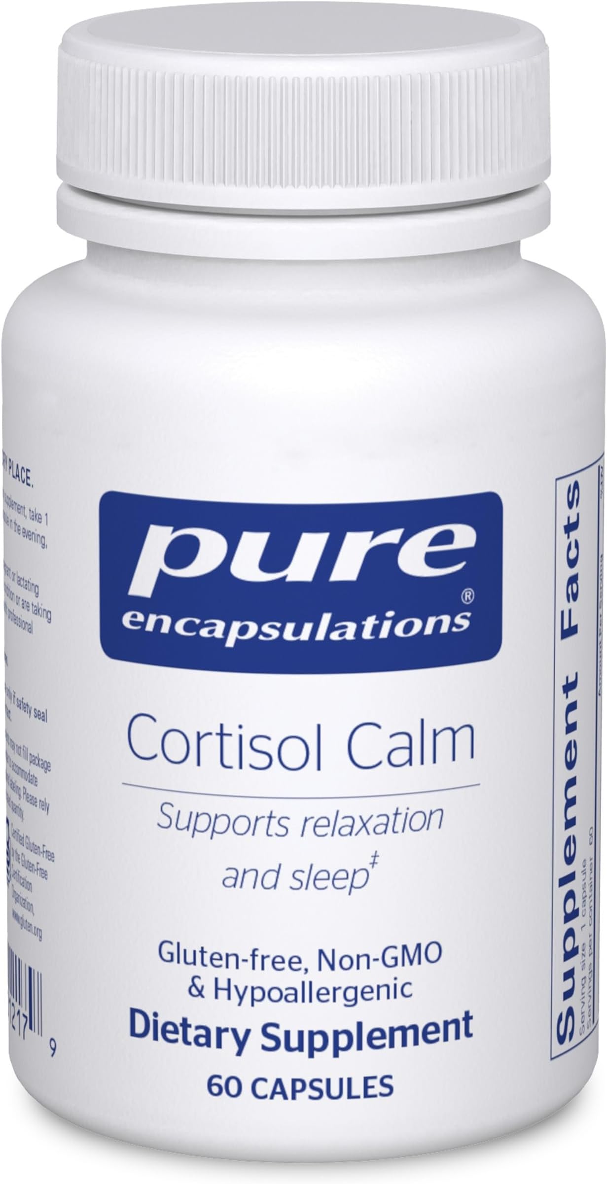 Cortisol Calm - Supports Cortisol Health & Relaxation - Contains Ashwagandha, Magnolia Bark, Rhodiola Rosea & L-Theanine - Restful Sleep* - 60 Capsules