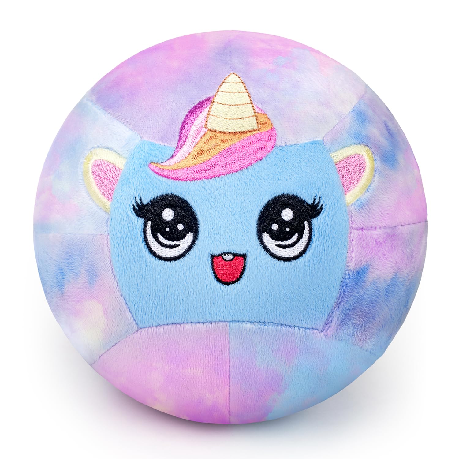 JoyCat Silent Basketball, Inflatable Soft Plush Toddler Basketball, Soundless Ball for Indoor Training and Quiet Dribbling, Unicorn Ball Gift for Girls Boys Ages 2 3 4 5 6