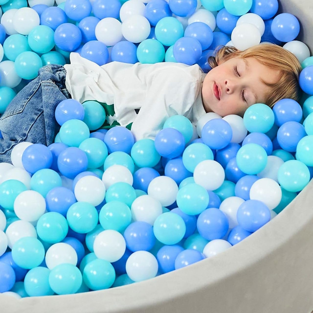 Baby Ball Pit Balls 500 for Toddler 13, Plastic Balls for Ball Pit