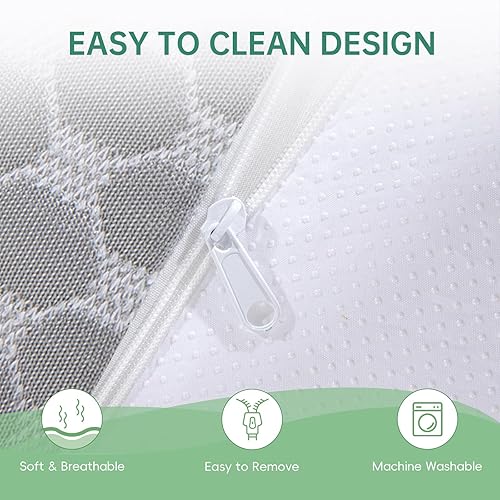 Miniatura 4 de EYN Colchón de espuma viscoelástica de tamaño matrimonial, colchón de espuma viscoelástica de 8 pulgadas en una caja, colchón de espuma