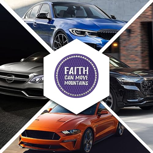 Miniatura 6 de Msyuusr 2 posavasos para automóvil con diamantes de imitación de cristal brillantes, posavasos antideslizantes de silicona, accesorios universales